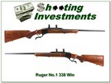 Ruger No.1 B 338 Win Mag as new collector Red Pad! - 1 of 4