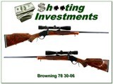 Browning Model 78 30-06 26in Octagonal barrel collector! - 1 of 4