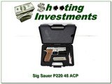 Sig Sauer P220 S Stainless German 45 ACP in case - 1 of 4