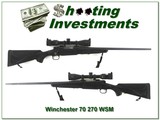 Winchester 70 270 WSM New Haven Made Nikon Monarch - 1 of 4