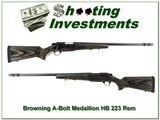 Browning A-Bolt II Medallion 223 Rem Heavy Barrel BOSS! - 1 of 4