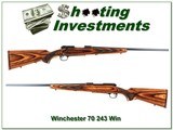 Winchester Model 70 hard to find 243 Win Lightweight Laminated - 1 of 4