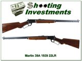 Marlin 39A FIRST YEAR 1939 restored to like new! - 1 of 4