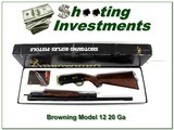 Browning Model 12 20 Gauge GRADE 6 unfired in box! - 1 of 4