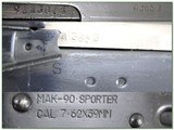 NORINKO MAK-90 Sporter 7.62x39 unfired in box! - 4 of 4