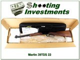 Marlin 39TDS JM Marked 22 new and unfired in box with case and papers