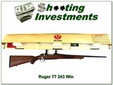 Ruger 77 Mark II 243 Win as new in box! - 1 of 4