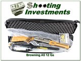 Browning A5 Ultimate Maple 12 Gauge new in case - 1 of 4