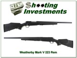 Weatherby Mark V Varmint in 223 Rem RARE - 1 of 4