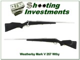 Weatherby Mark V Stainless 26in 257 Wthy Mag