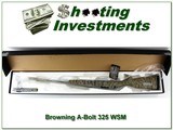 Browning A-Bolt II Stainless Camo 325 WSM unfired in box!