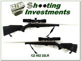 CZ 452 Stainless 22LR with scope and 2 mags
