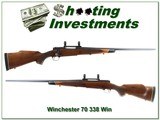 Winchester Model 70 338 Win Mag New Haven made in 1975 - 1 of 4