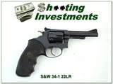 Smith & Wesson 34-1 22 LR 4in, Exc Cond! - 1 of 4