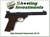 High Standard Supermatic Trophy 22 LR top collector! - 1 of 4