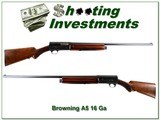 Browning A5 1951 Belgium 16 gauge top collector cond! - 1 of 4