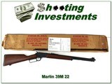 Marlin 39 M Golden Mountie JM marked pre-safety made in 1978 in box! - 1 of 4