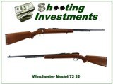Winchester Model 72A 72-A .22 Short Long Rifle Bolt-Action Rifle 1935-1945 - 1 of 4