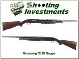 Browning Model 12 28 Ga Exc Cond - 1 of 4