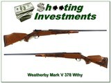 Weatherby Mark V Lazermark 5 Panel 378 Wthy - 1 of 4