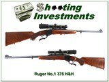 Ruger No.1 Tropical in 375 H&H with B&L scope - 1 of 4