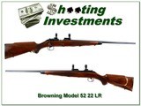 Browning Model 52 22 LR very nice wood! - 1 of 4