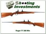 Ruger 77 Red Pad Tang Safety 308 Win like new! - 1 of 4