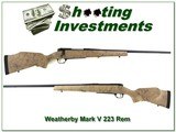 Weatherby Mark V Ultra-light in hard to find 223 Rem - 1 of 4