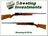 Browning A5 20 Ga 65 Belgium Honey Bold Exc Cond! - 1 of 4