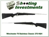 Winchester 70 Classic Stainless New Haven made in 375 H&H medium heavy - 1 of 4