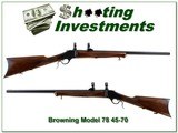 Browning Model 78 45-70 with 24in Octagonal heavy barrel - 1 of 4