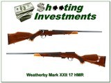 Weatherby XXII German made by Anschutz bolt action 17 HMR Exc Cond - 1 of 4