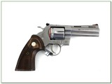 Colt Python stainless 4.25in 357 as new in case - 2 of 4