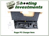 Ruger PC Charger 9mm New 4 magazines and shoulder attachment!