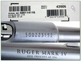 Ruger Mark IV Standard 22LR NIB - 4 of 4