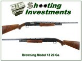 Browning Model 12 20 Ga extra nice wood looks new - 1 of 4