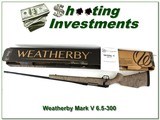 Weatherby Mark V Untralight 6.5-300 Wthy unfired with break! - 1 of 4