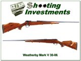 Weatherby Mark V Deluxe 26in 9 lung 30-06 collector! - 1 of 4