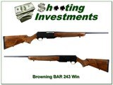 Browning BAR Safari in 243 Win Exc Cond! - 1 of 4