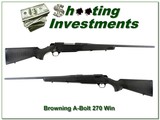 Browning A-Bolt Stalker in 270 Win Exc Cond - 1 of 4