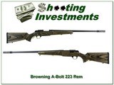 Browning A-Bolt II 223 Rem Laminated, heavy barrel with BOSS - 1 of 4