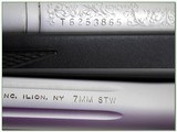 Remington 700 RARE Stainless Fluted, engraved DBM in 7mm STW - 4 of 4
