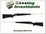 Browning A-Bolt II Stainless Stalker w BOSS 7mm Rem Mag - 1 of 4