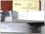 Walther PP 22LR in box made in W Germany 2 mags! - 4 of 4