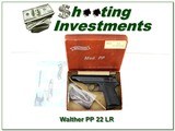 Walther PP 22LR in box made in W Germany 2 mags! - 1 of 4