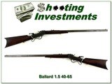 Ballard Model 1 1/2 Hunters Rifle first year made in 1878 in 40-65 - 1 of 4