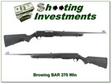 Browning BAR 71 Belgium made 270 Win Exc Cond! - 1 of 4