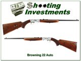 Browning 22 Auto Belgium Thumbwheel Grade III made in 1957! - 1 of 4