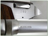 Wildey pistol stainless 10in in 45 Winchester Magnum 3 mags - 4 of 4