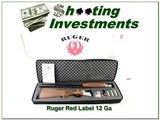 Ruger Red Label 12 Ga in box with case 30in barrels! - 1 of 4